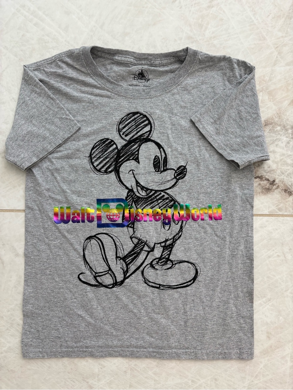 Walt Disney World Mickey Mouse Grey T-Shirt